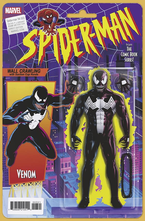Cover image for SPIDER-MAN '94 #3 JOHN TYLER CHRISTOPHER ACTION FIGURE VARIANT