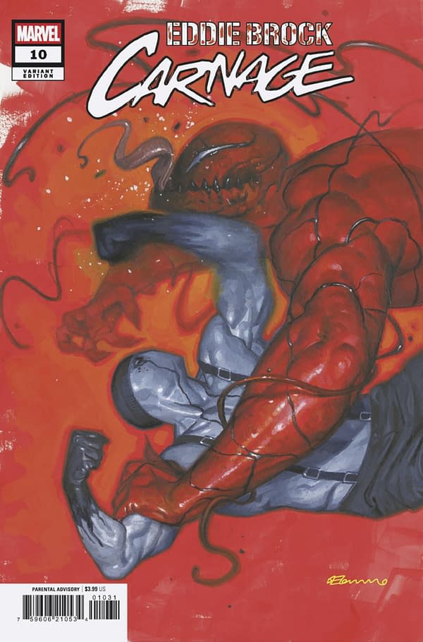 Cover image for EDDIE BROCK: CARNAGE #10 FABRIZIO DE TOMMASO VARIANT