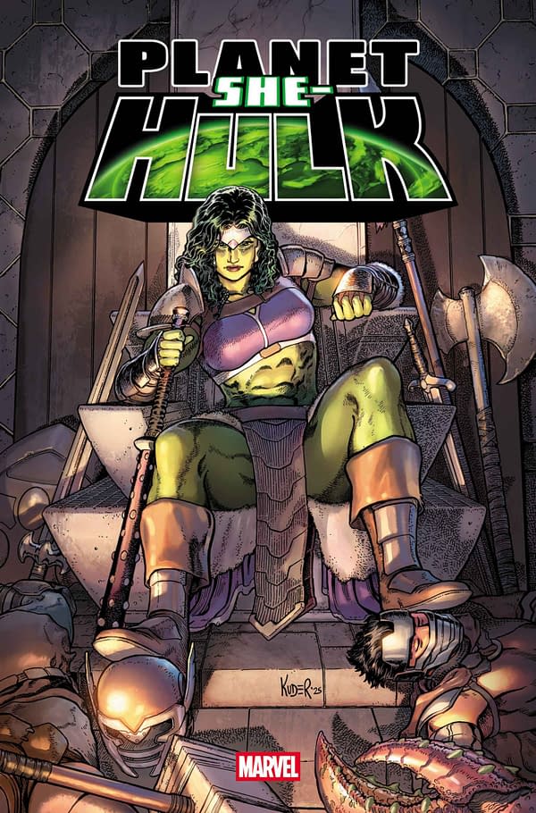 Cover image for PLANET SHE-HULK #1 AARON KUDER COVER