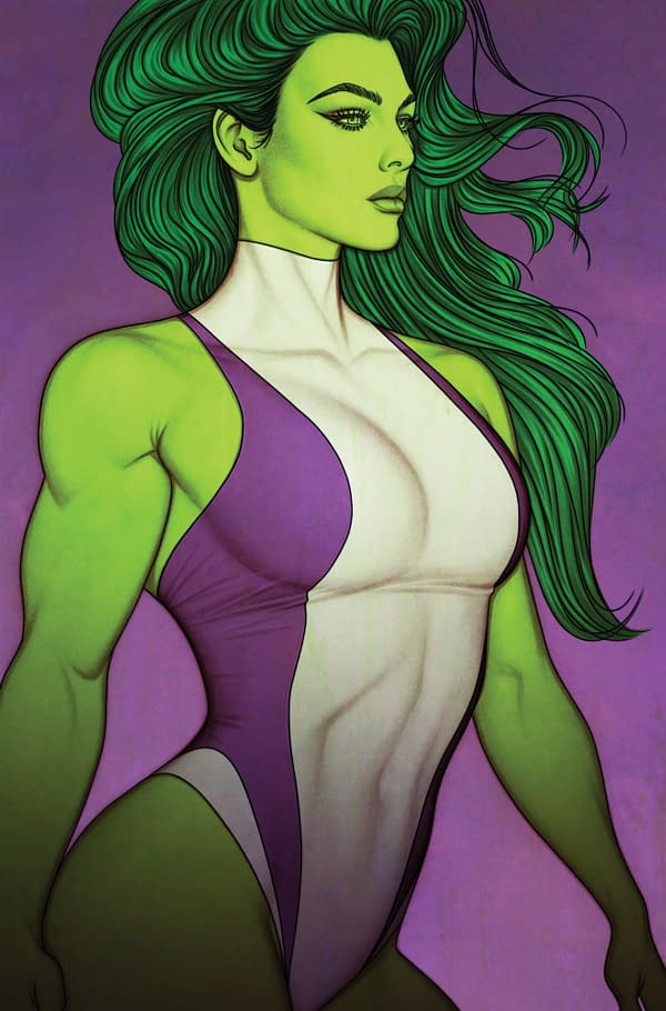 Cover image for PLANET SHE-HULK #1 JENNY FRISON VIRGIN VARIANT