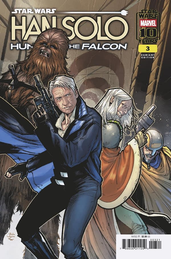 Cover image for STAR WARS: HAN SOLO - HUNT FOR THE FALCON #3 RICKIE YAGAWA VARIANT