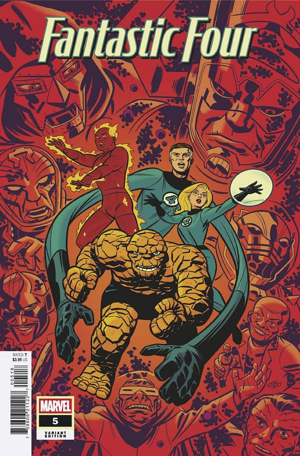 Cover image for FANTASTIC FOUR #5 MICHAEL CHO VARIANT