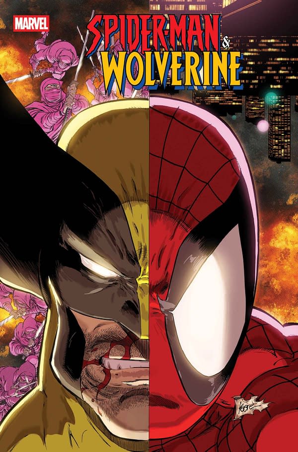 Cover image for SPIDER-MAN AND WOLVERINE #7 KAARE ANDREWS COVER