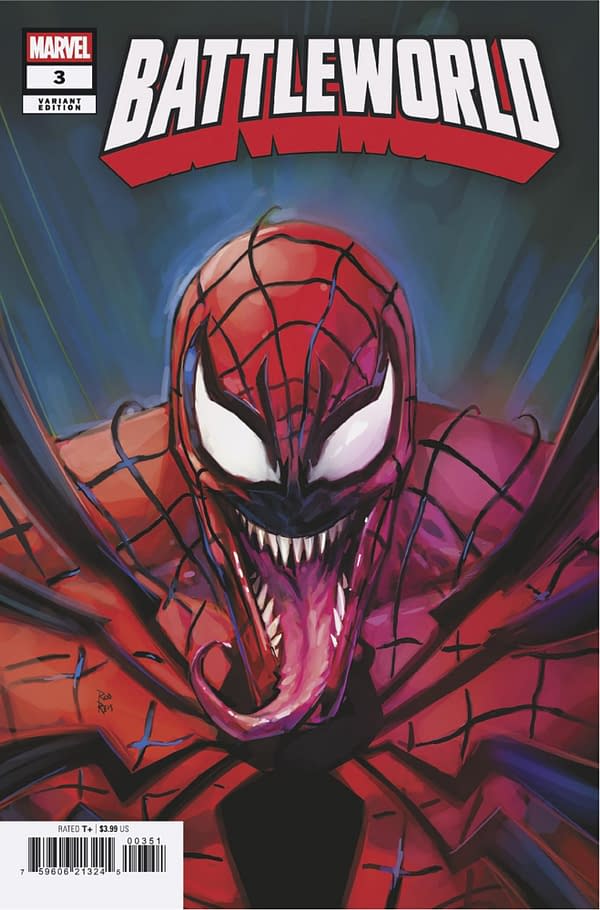 Cover image for BATTLEWORLD #3 ROD REIS VENOM 252 VARIANT