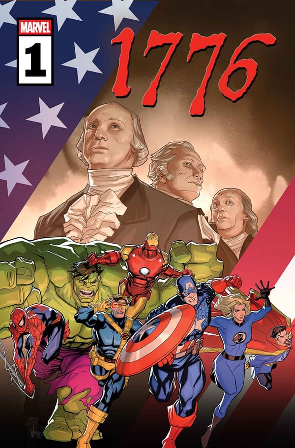 Cover image for 1776 #1 PETE WOODS COVER