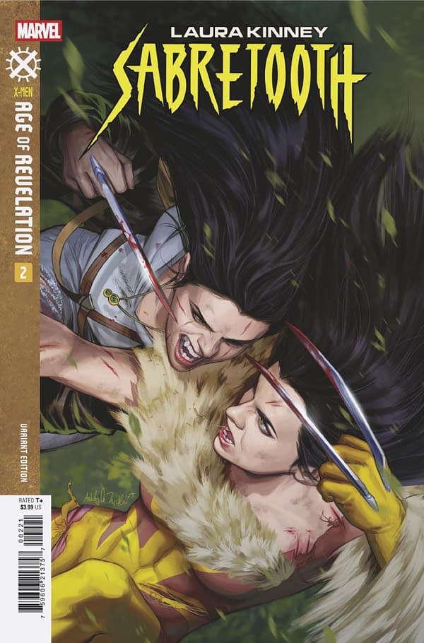 Cover image for LAURA KINNEY: SABRETOOTH #2 ASHLEY WITTER VARIANT [AOR]