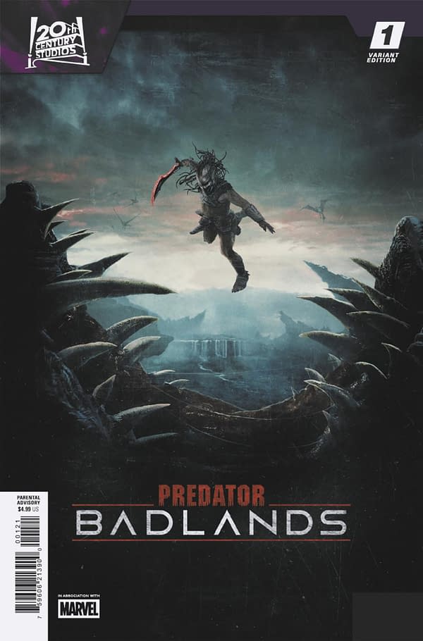 Cover image for PREDATOR: BADLANDS #1 MOVIE VARIANT