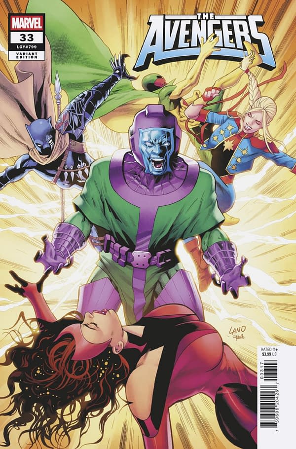 Cover image for AVENGERS #33 GREG LAND VARIANT