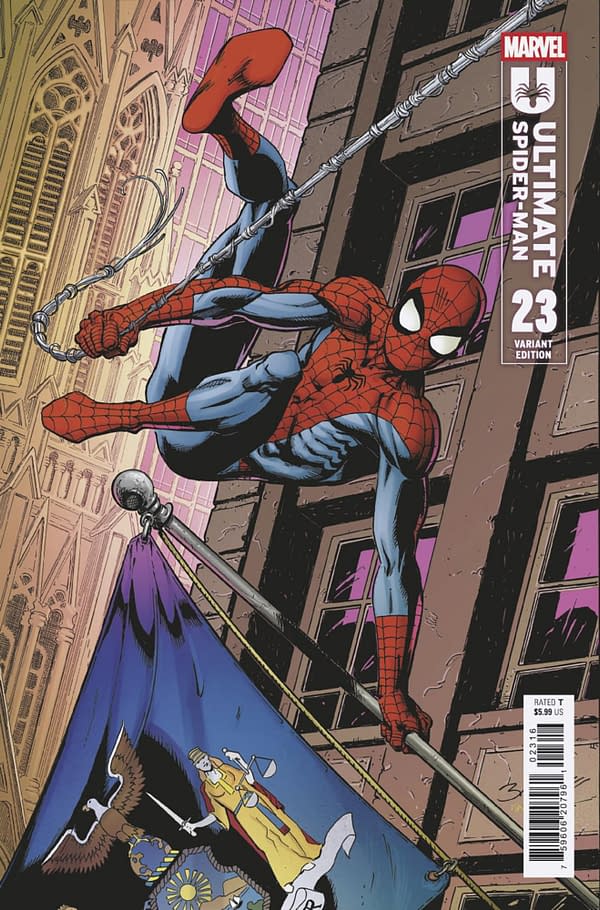 Cover image for ULTIMATE SPIDER-MAN #23 MARK BAGLEY VARIANT