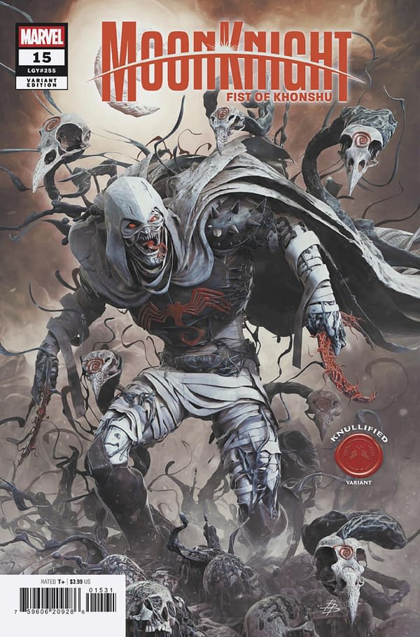 Cover image for MOON KNIGHT: FIST OF KHONSHU #15 BJORN BARENDS KNULLIFIED VARIANT