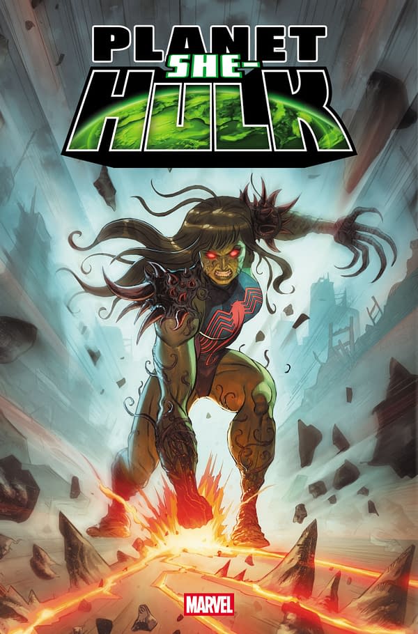 Cover image for PLANET SHE-HULK #2 LELIO BONACCORSO KNULLIFIED VARIANT