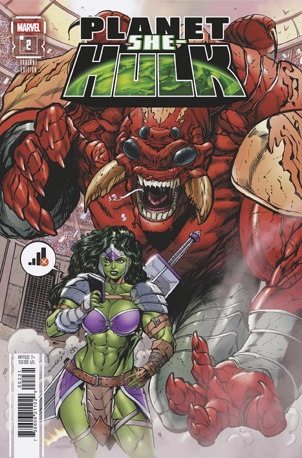 Cover image for PLANET SHE-HULK #2 TIM SEELEY VARIANT