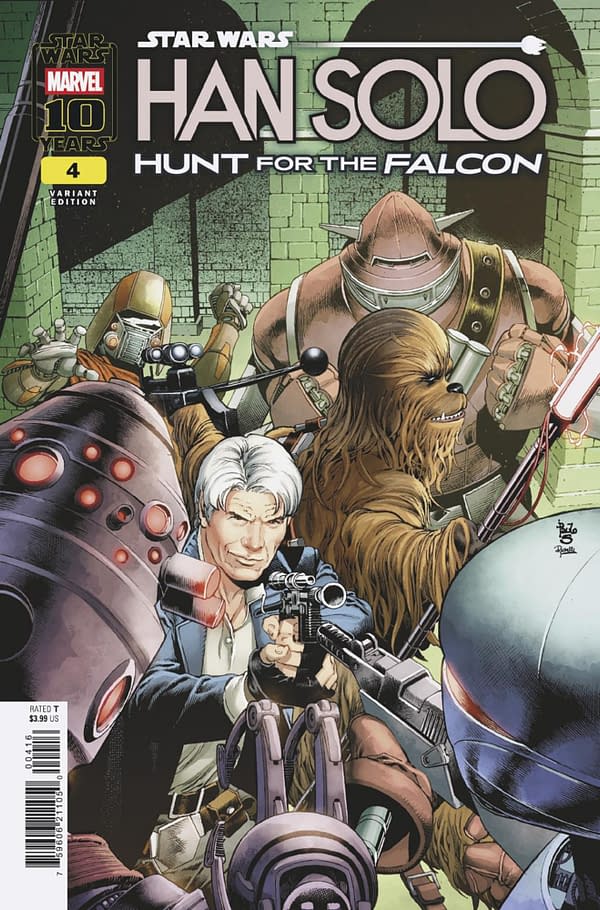 Cover image for STAR WARS: HAN SOLO - HUNT FOR THE FALCON #4 PAULO SIQUEIRA VARIANT