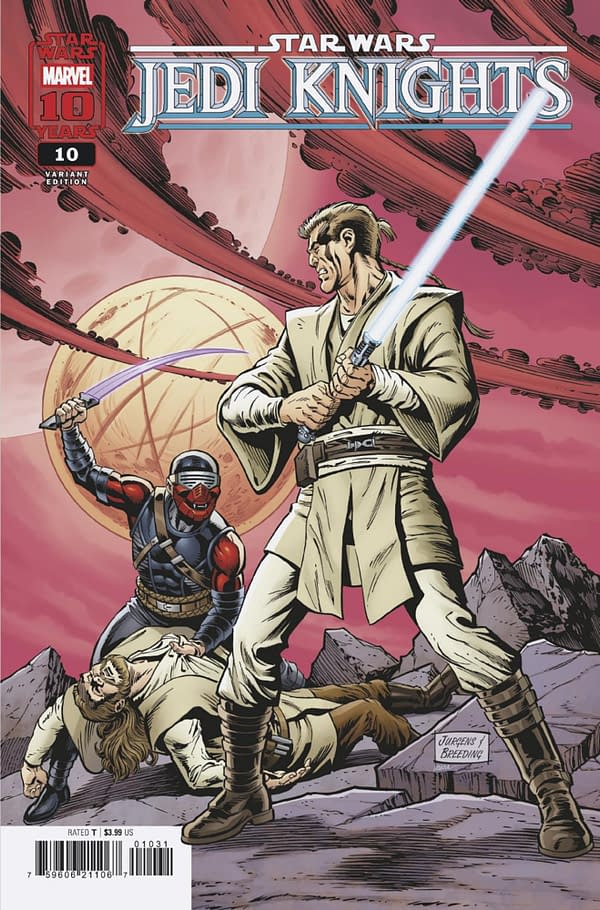 Cover image for STAR WARS: JEDI KNIGHTS #10 DAN JURGENS CLASSIC HOMAGE VARIANT