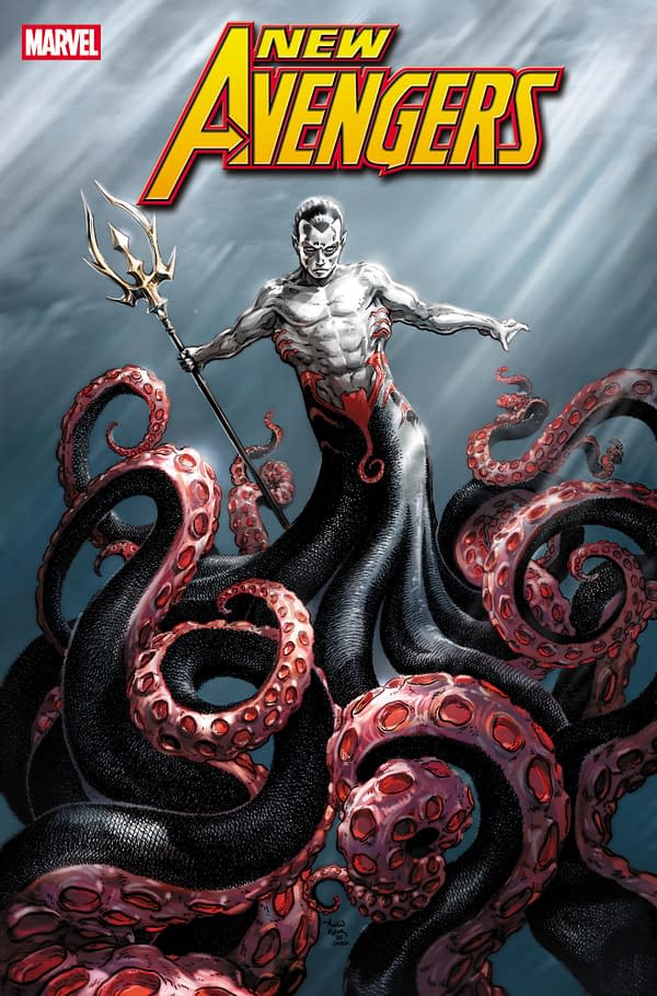 Cover image for NEW AVENGERS #7 AARON KUDER KNULLIFIED VARIANT