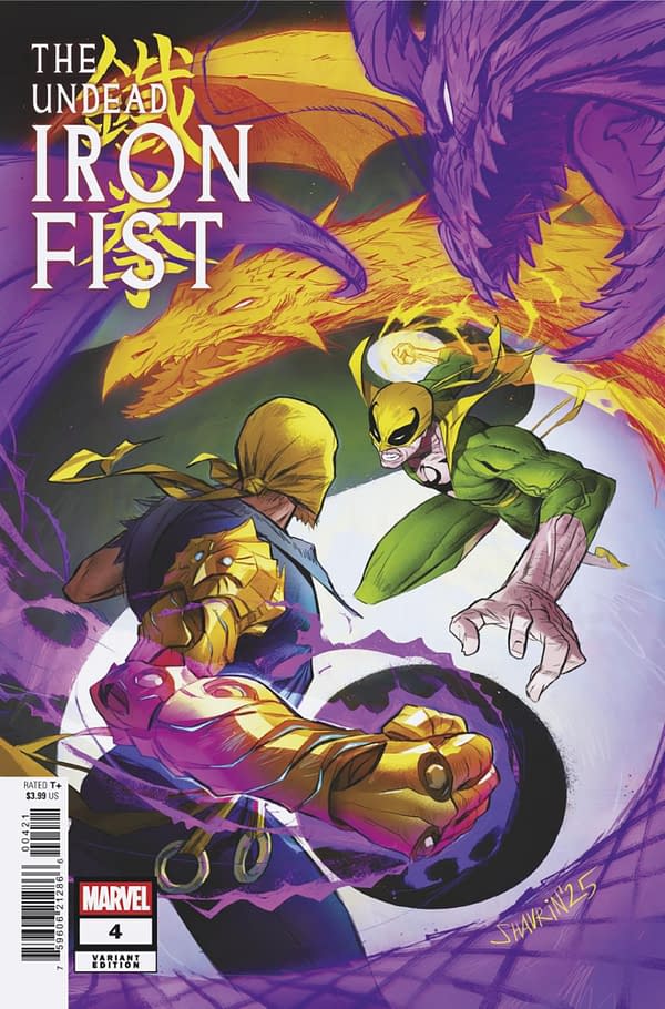 Cover image for THE UNDEAD IRON FIST #4 IVAN SHAVRIN VARIANT
