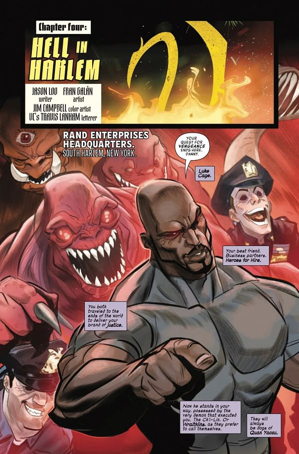 Preview page from 75960621286600411 UNDEAD IRON FIST #4 WHILCE PORTACIO COVER, by Jason Loo & Fran Galan & Whilce Portacio, in stores Wednesday, December 31, 2025 from Marvel