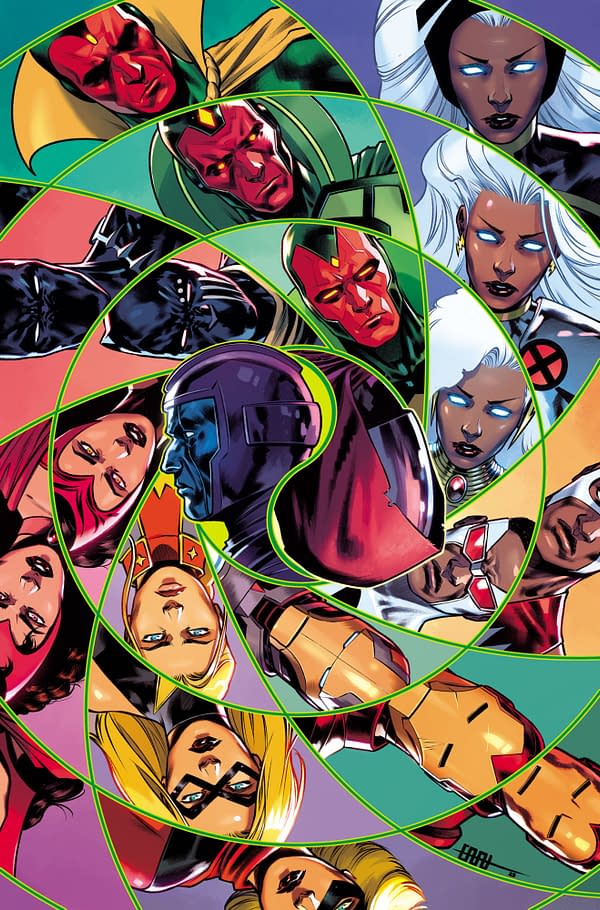 Cover image for AVENGERS #34 CAFU VIRGIN VARIANT