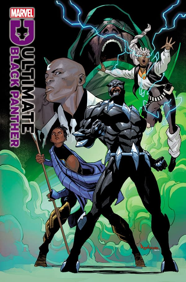 Cover image for ULTIMATE BLACK PANTHER #24 ROGE ANTONIO VARIANT