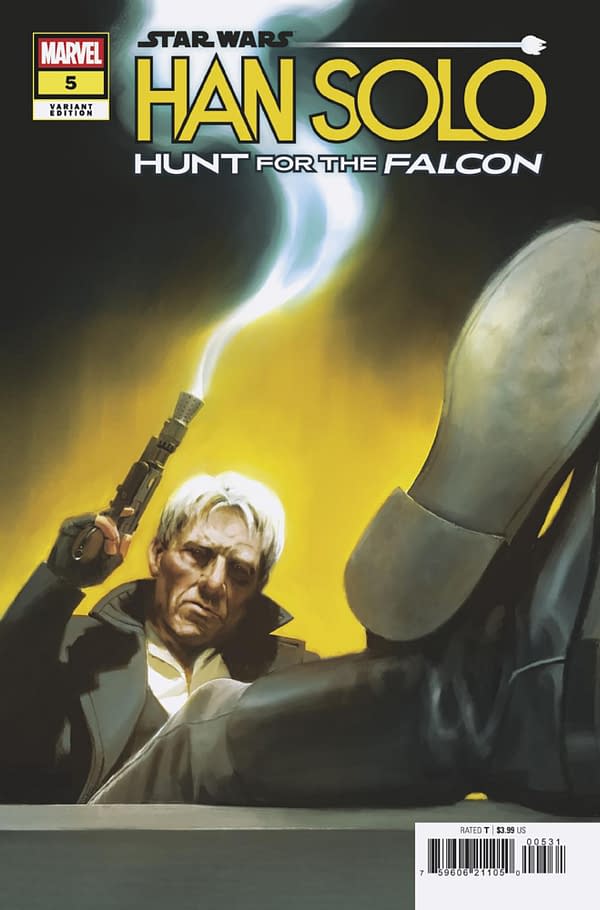 Cover image for STAR WARS: HAN SOLO - HUNT FOR THE FALCON #5 MIGUEL MERCADO VARIANT