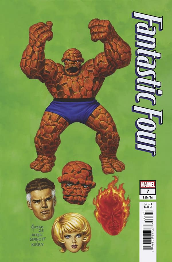 Cover image for FANTASTIC FOUR #7 JOE JUSKO VARIANT