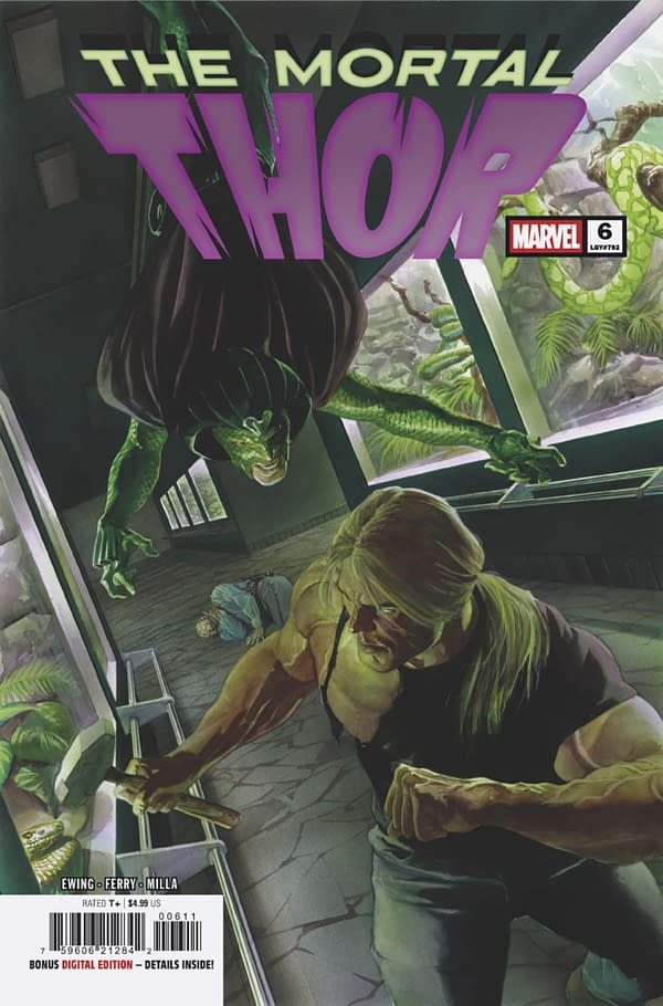 Cover image for MORTAL THOR #6 ALEX ROSS COVER