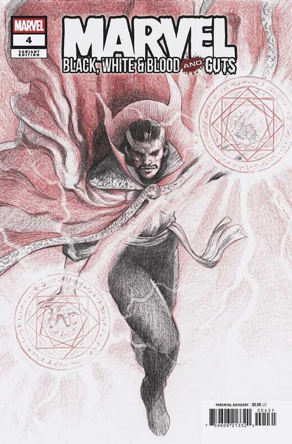 Cover image for MARVEL: BLACK, WHITE & BLOOD AND GUTS #4 MISTSUHIRO ARITA VARIANT