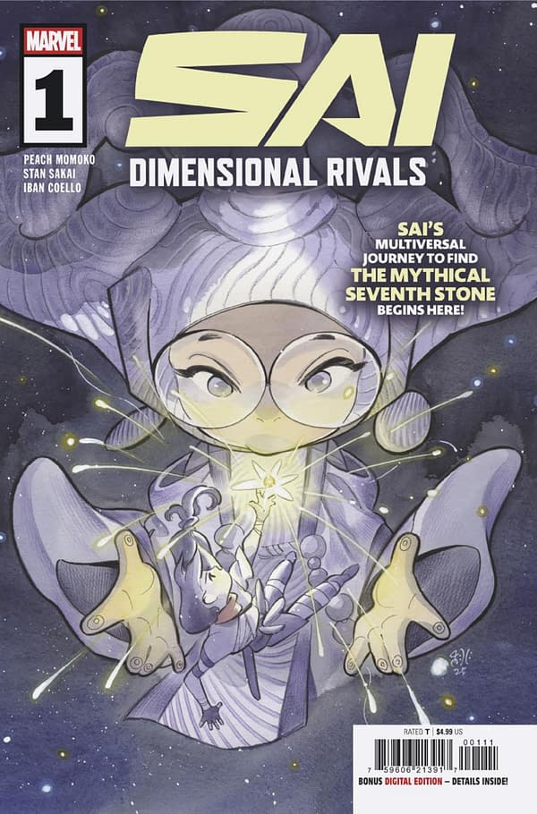 Cover image for SAI: DIMENSIONAL RIVALS #1 PEACH MOMOKO COVER