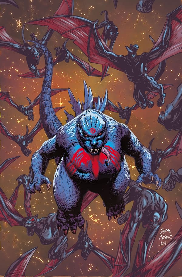Cover image for GODZILLA: INFINITY ROAR #1 RYAN STEGMAN VIRGIN VARIANT