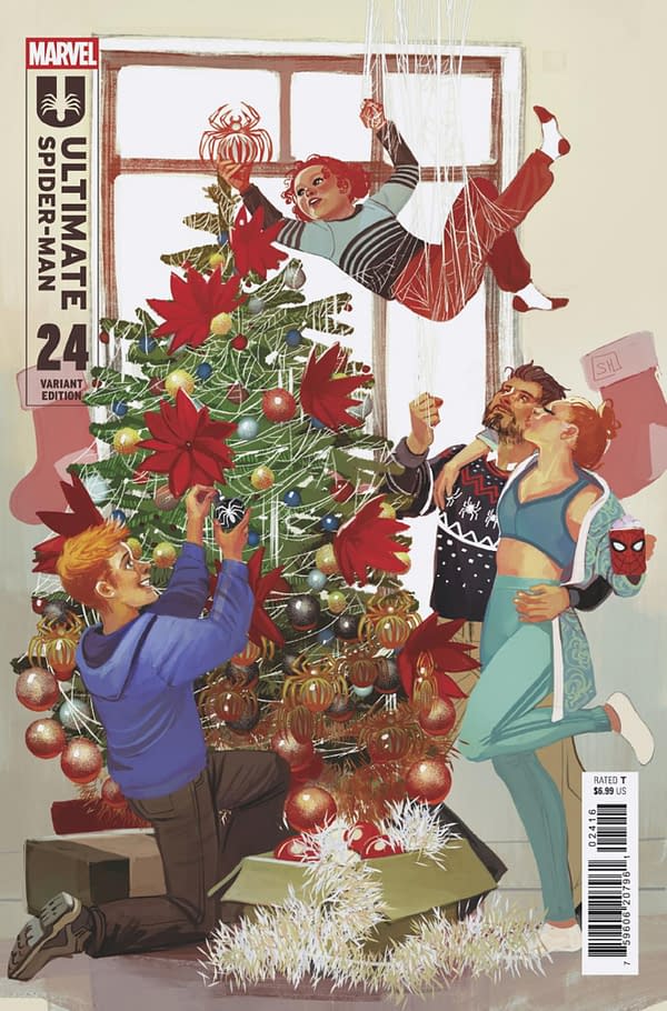 Cover image for ULTIMATE SPIDER-MAN #24 STEPHANIE HANS VARIANT