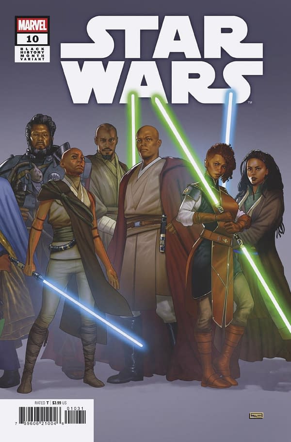 Cover image for STAR WARS #10 TAURIN CLARKE 2-PART BLACK HISTORY MONTH CONNECTING VARIANT