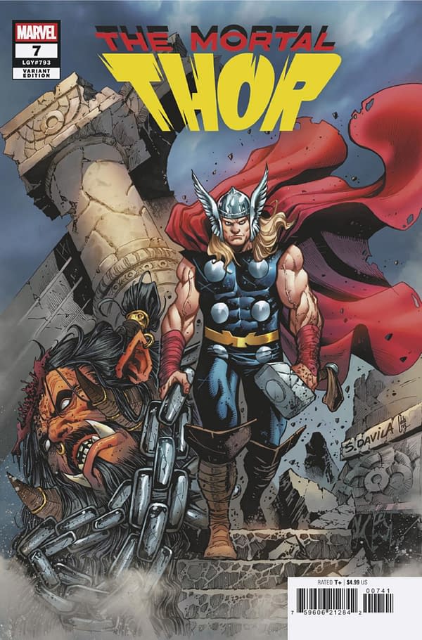 Cover image for MORTAL THOR #7 SERGIO DAVILA VARIANT