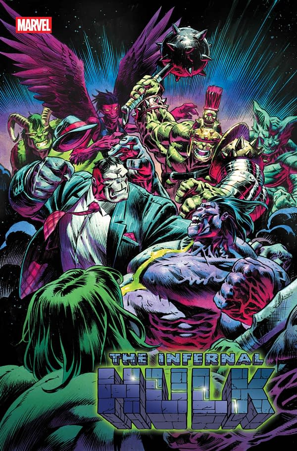 Cover image for INFERNAL HULK #4 NIC KLEIN COVER