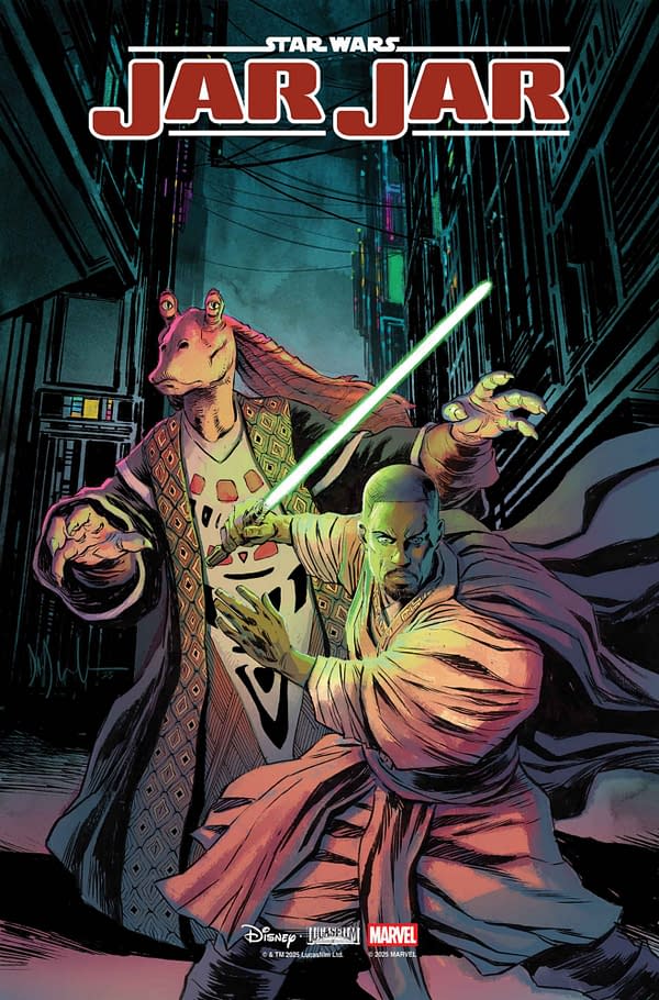 Cover image for STAR WARS: JAR JAR #1 DAVE WACHTER VARIANT