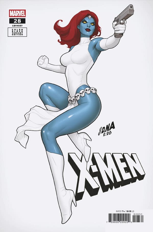 Cover image for X-MEN #28 DAVID NAKAYAMA COLOR BLOCK WHITE VARIANT
