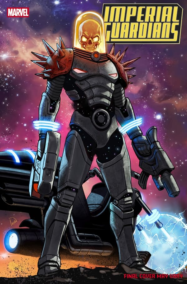 Cover image for IMPERIAL GUARDIANS #1 IVAN TALAVERA COSMIC GHOST RIDER VARIANT