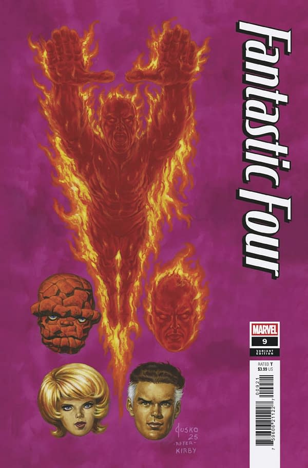 Cover image for FANTASTIC FOUR #9 JOE JUSKO VARIANT
