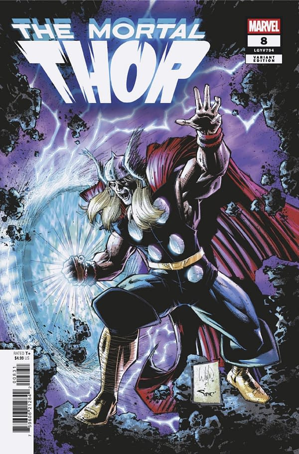Cover image for MORTAL THOR #8 WHILCE PORTACIO VARIANT