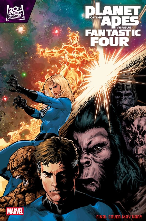 Cover image for PLANET OF THE APES VS. FANTASTIC FOUR #2 CARLO PAGULAYAN VERSUS VARIANT