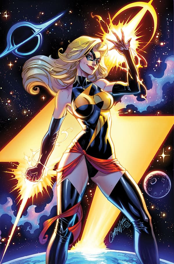 Cover image for CAPTAIN MARVEL: DARK PAST #1 J. SCOTT CAMPBELL VIRGIN VARIANT