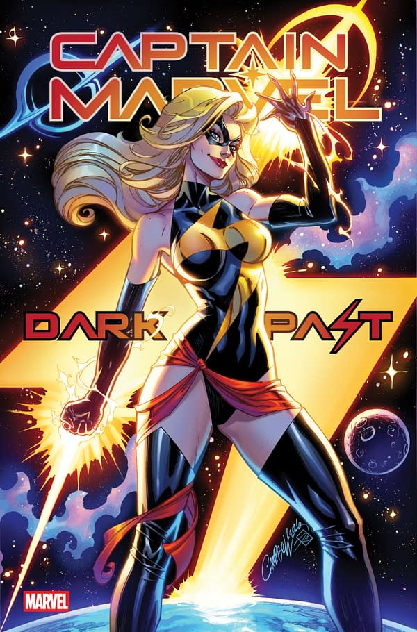 Cover image for CAPTAIN MARVEL: DARK PAST #1 J. SCOTT CAMPBELL VARIANT