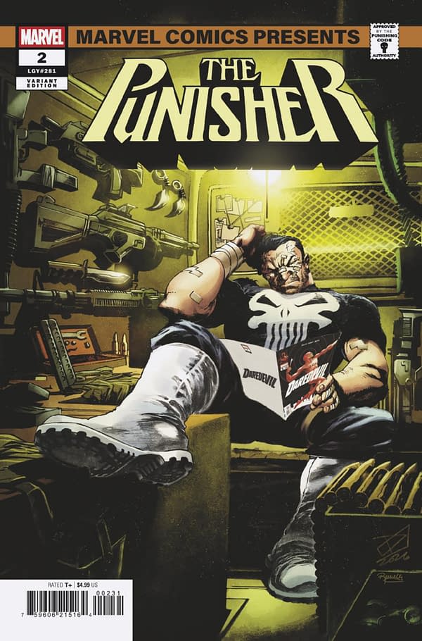 Cover image for PUNISHER #2 DEVMALYA PRAMINIK MARVEL COMICS PRESENTS VARIANT