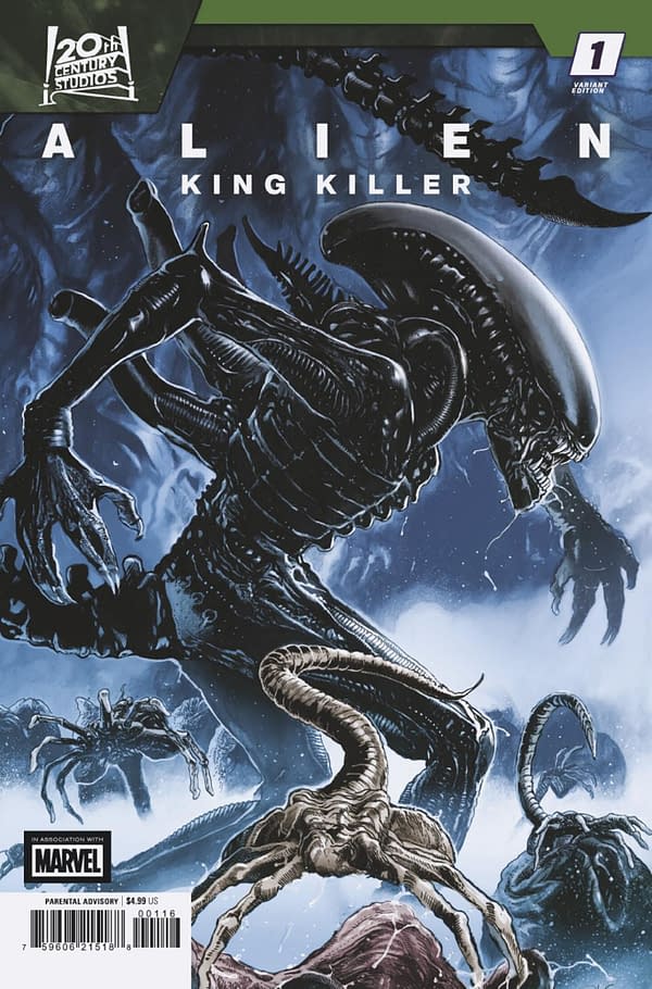 Cover image for ALIEN: KING KILLER #1 CARLOS MAGNO VARIANT