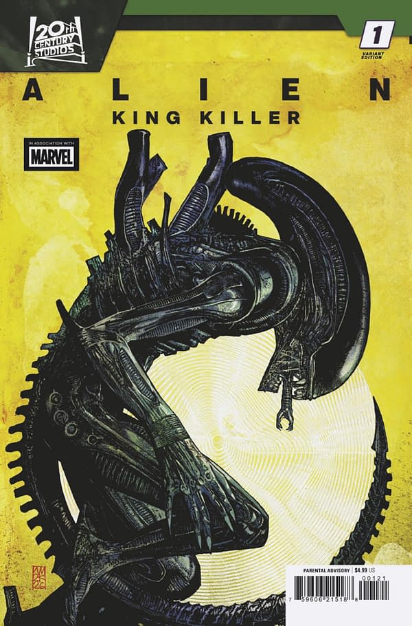 Cover image for ALIEN: KING KILLER #1 ALEX MALEEV VARIANT