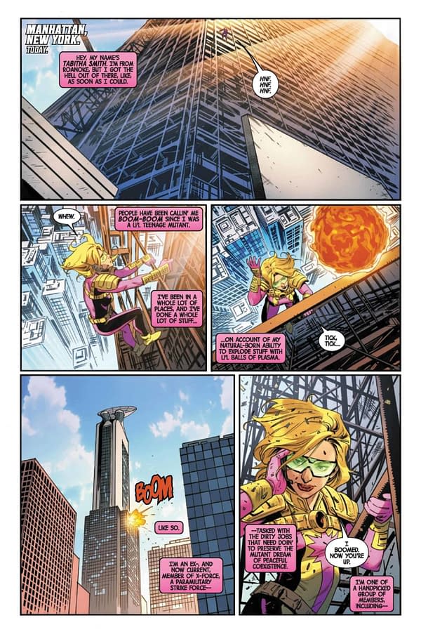 Interior preview page from INGLORIOUS X-FORCE #3 R.B. SILVA COVER