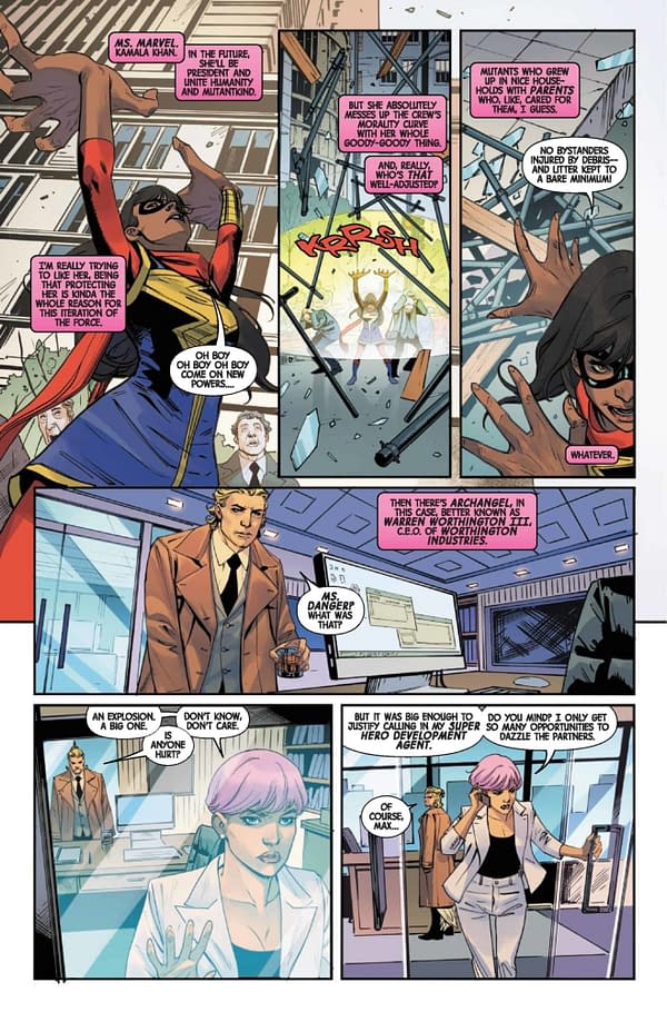 Interior preview page from INGLORIOUS X-FORCE #3 R.B. SILVA COVER