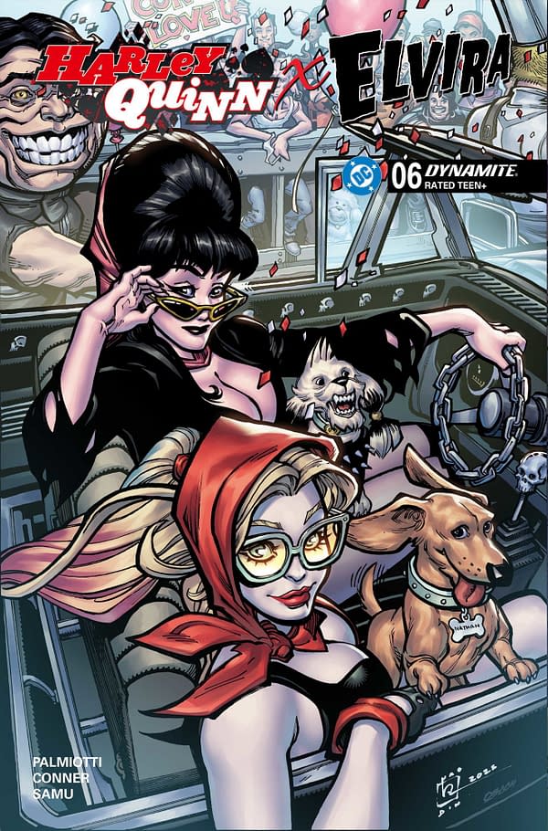 Cover image for Harley Quinn x Elvira #6