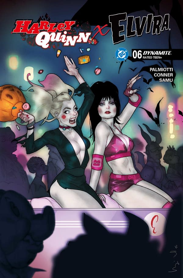 Cover image for Harley Quinn x Elvira #6