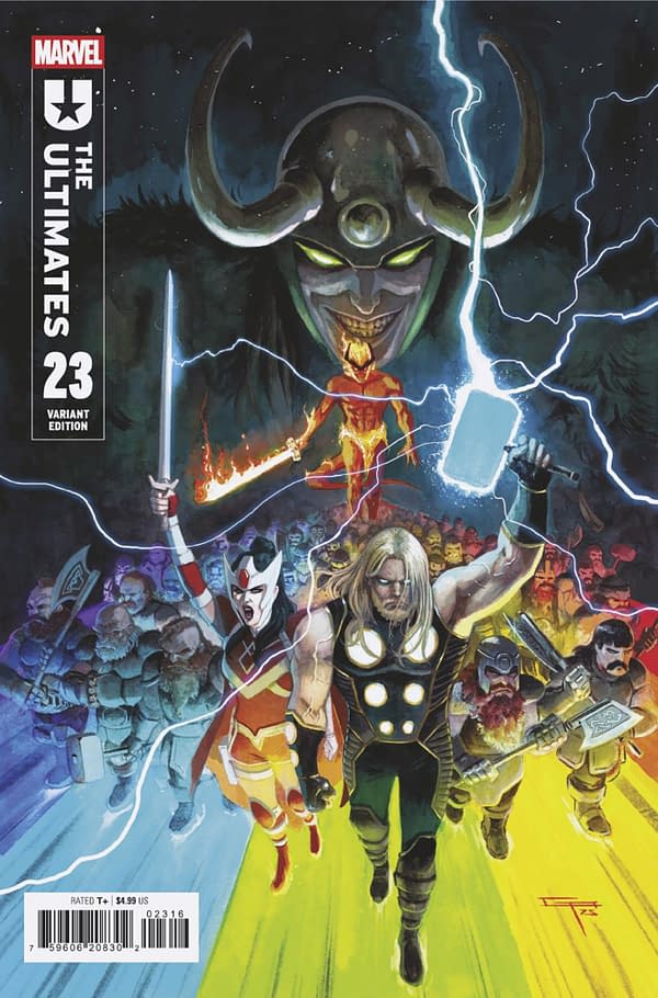 Cover image for ULTIMATES #23 GERMAN PERALTA VARIANT