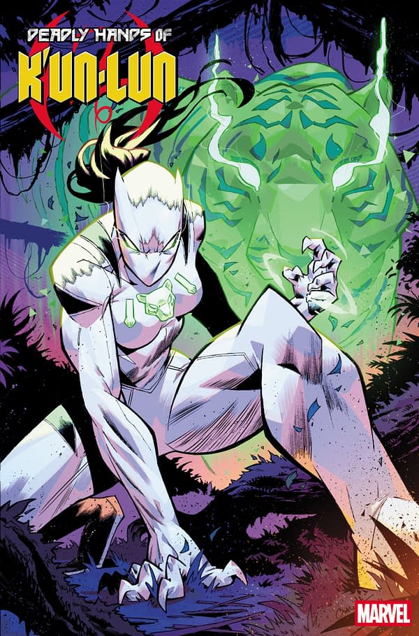 Cover image for DEADLY HANDS OF K'UN-LUN #3 LEO CHIOLA WHITE TIGER VARIANT